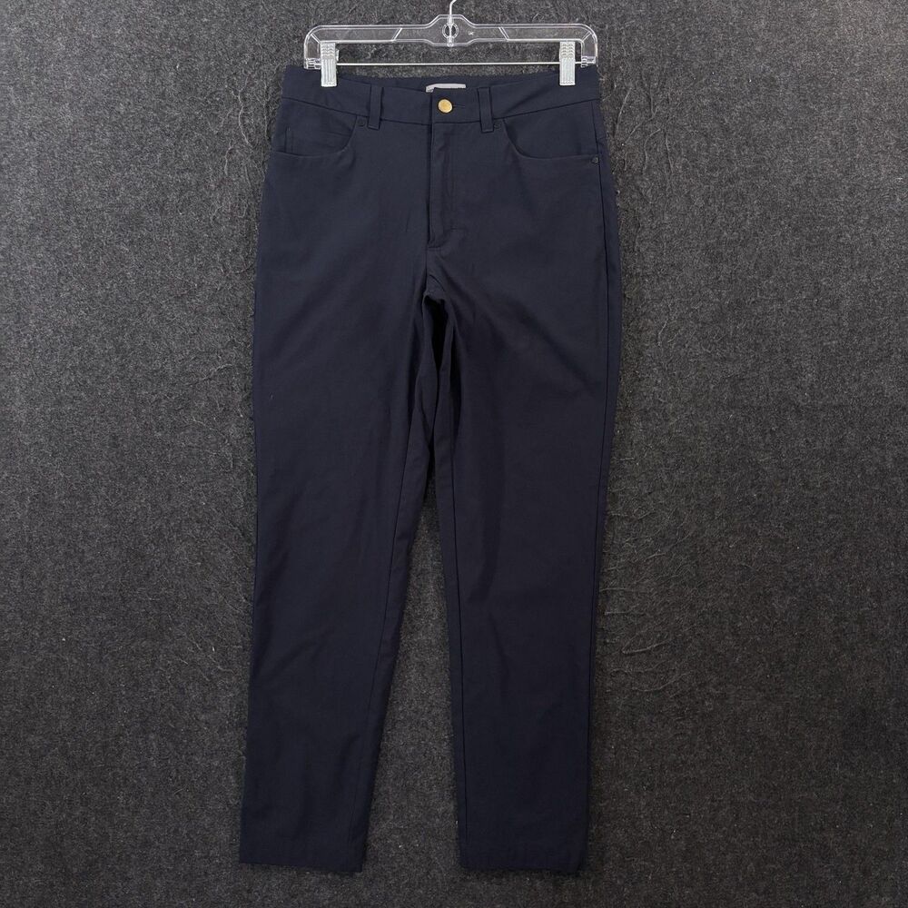 VRST Limitless Slim 5 Pocket Pants Mens 30x28 Navy Blue 4-Way Stretch Woven